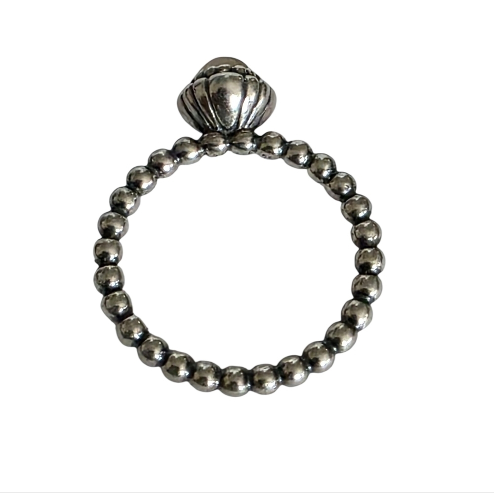 Pandora Birthday Blooms November Sterling Silver Citrine Ring 7.5 US (56 EUR) - Picture 14 of 14